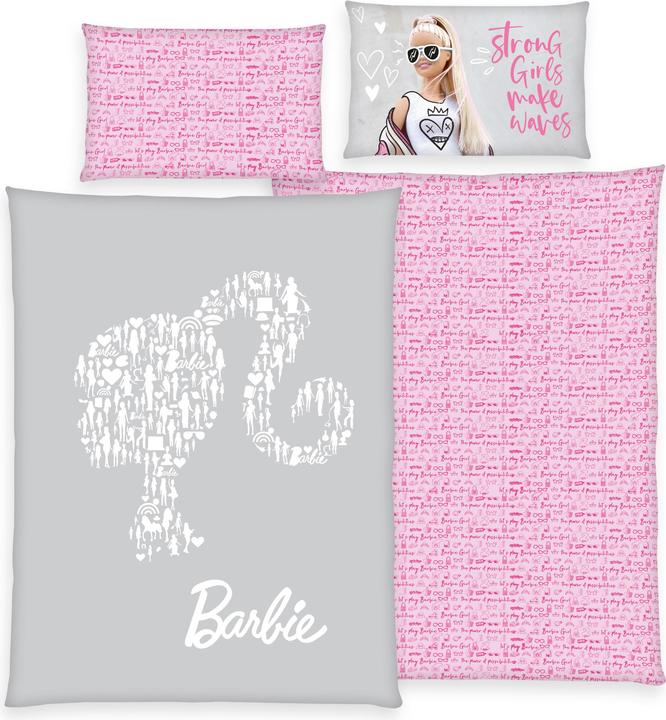 Produktbild Herding Barbie Bettwäsche 65/100+160/210 cm