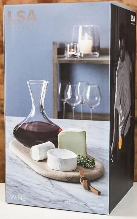 Actual product image LSA Wine cheese board made of oak wine carafe - 1.4L clear (1.40 l)