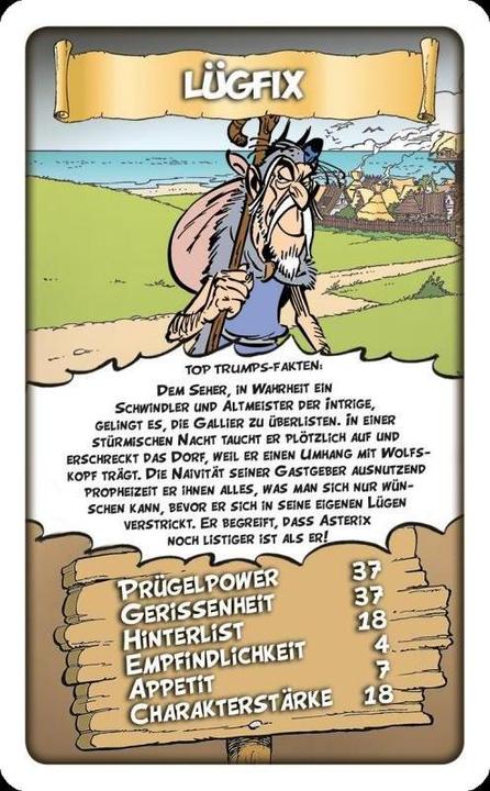 Actual product image Winning Moves WIN64404 - Top Trumps Asterix (EN),card game,2 players and up, 8 years and up (German)