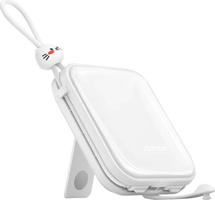 Actual product image Joyroom Powerbank JR-L009 Cutie 10000mAh, 12W (White) (10000 mAh, 12 W, 12 Wh)