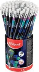 Immagine prodotto Teka Matita BLACK'PEPS DEEPSEA PARADISE HB con gomma Quiver 72pcs (HB, 72 x)
