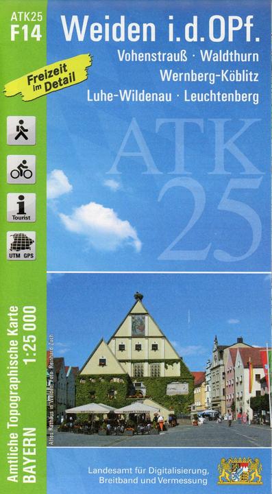 Immagine prodotto Amtl.Topogr.Kart.Bayern.F14 Weiden/OPf.