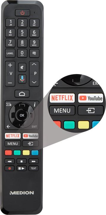 Image du produit Medion LIFE® X14373 (MD 31256) TV QLED Android (43", QLED, 4K)