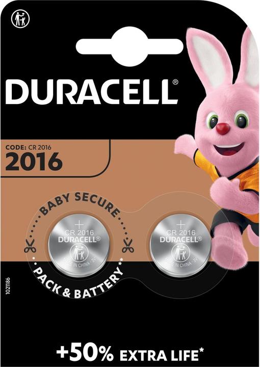 Image du produit Duracell Piles bouton (1 pcs, CR2016, 72 mAh)