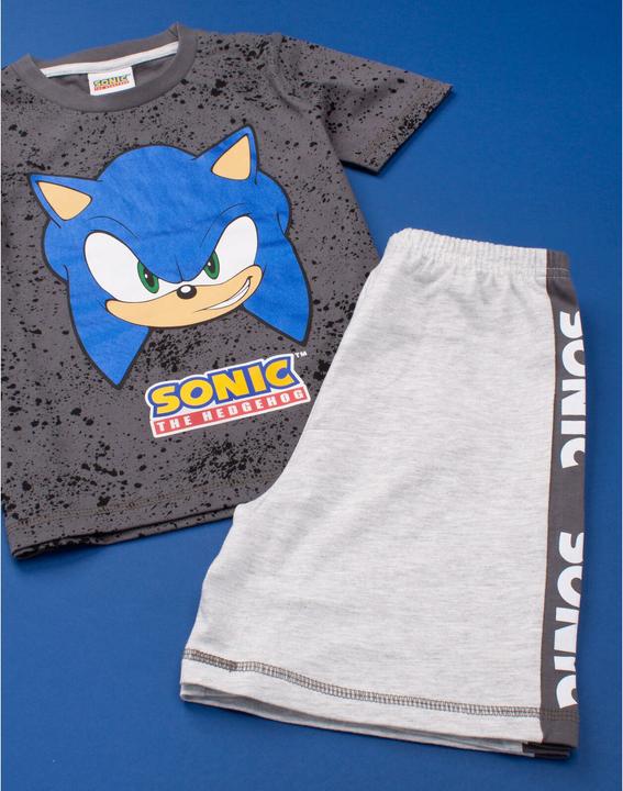 Actual product image Sonic The Hedgehog Boys' gaming pyjamas with shorts (110)