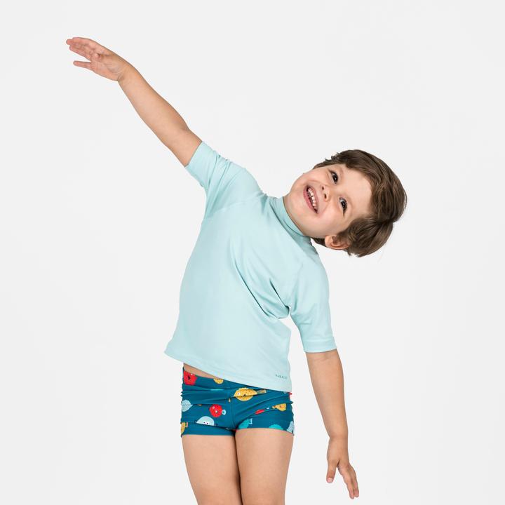 Actual product image Nabaiji Badehose Boxer Baby/Kinder - Titou Plouf dunkelblau (74, 75 C)