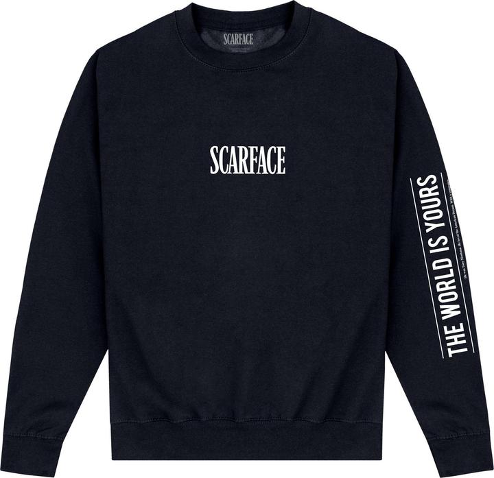 Actual product image Scarface Unisex Adult Printed Sweatshirt (M)