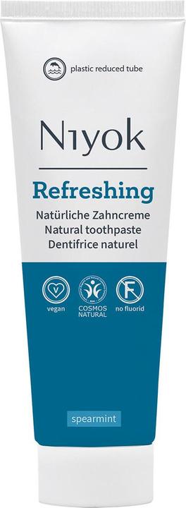 Immagine prodotto Niyok Dentifricio naturale Rinfrescante alla menta (75 ml)
