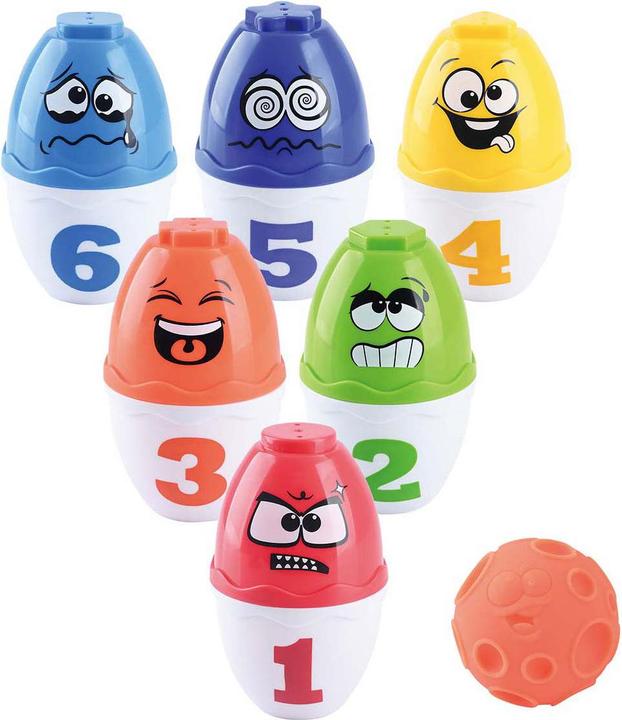 Actual product image Play Bowling Spielset Faces, 13-tlg.