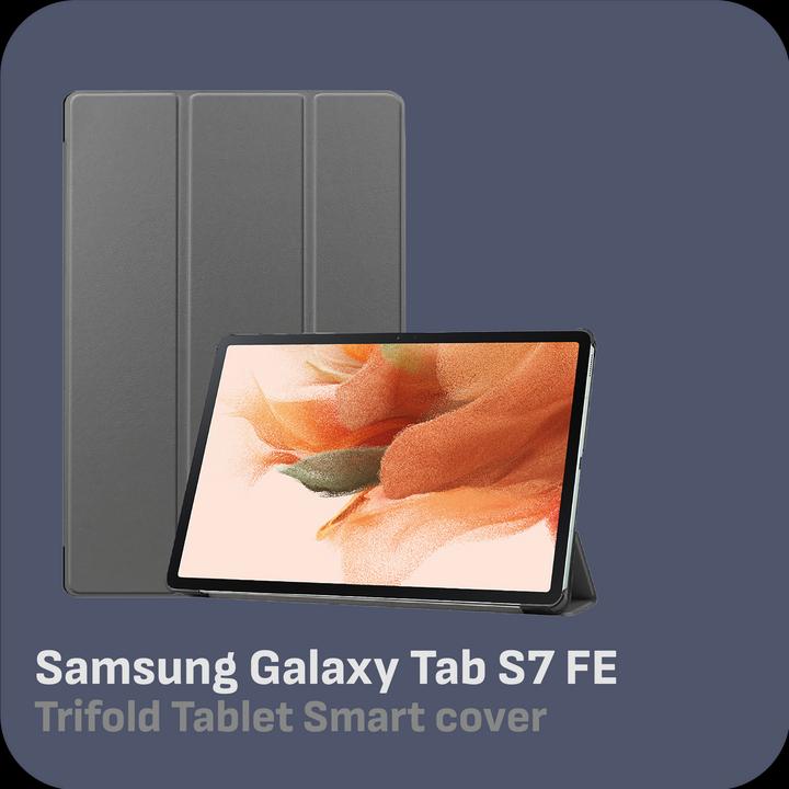 Actual product image Cazy Premium Smart Cover Compatible with Samsung Galaxy Tab S7 FE - Protective Case Cover - Automatic (Galaxy Tab S7 FE)