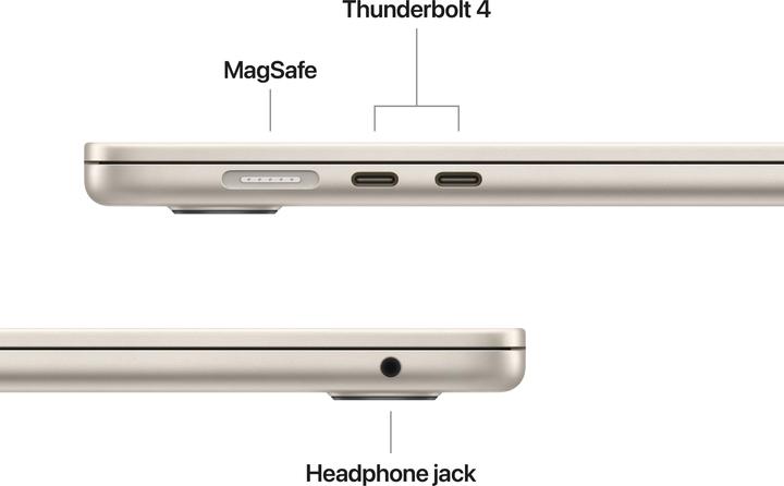 Produktbild Apple MacBook Air – 2025 (15.30", M4, 16 GB, 1000 GB, DE)