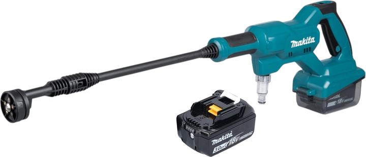 Image du produit Makita DHW 180 F1 Nettoyeur à pression sur batterie 18 V 24 bar + 1x batterie 3,0 Ah - sans (Fonctionnement sur batterie)
