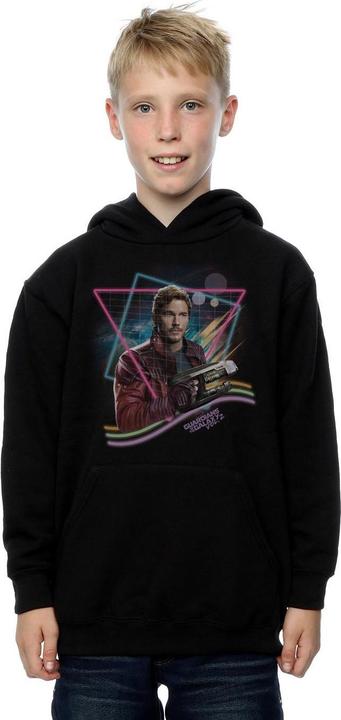Image du produit - Sweat à capuche GUARDIANS OF THE GALAXY NEON STAR LORD - Garçon (140, 146)