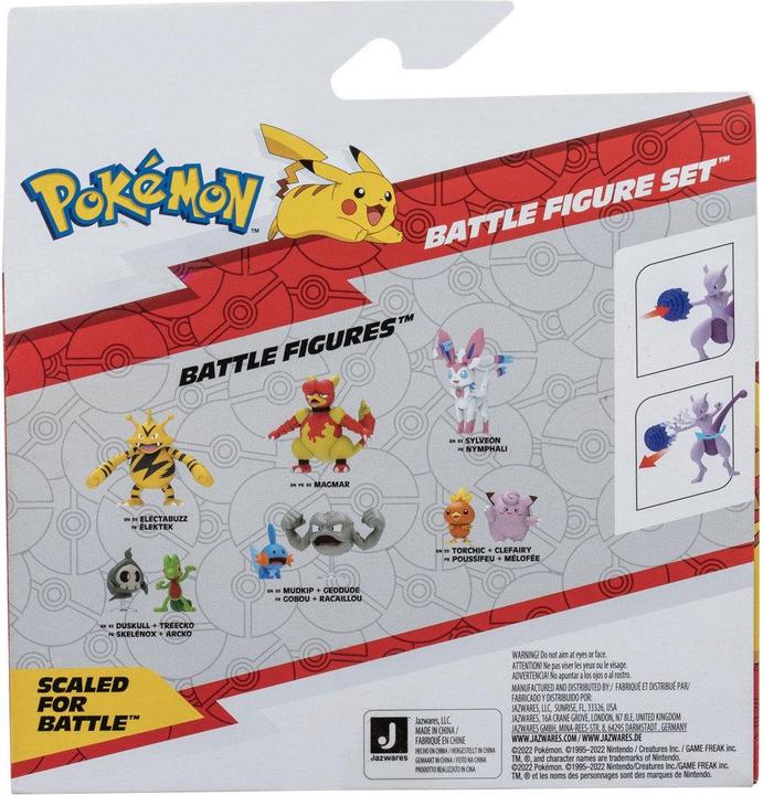 Produktbild Jazwares Pokémon Battle Figure Set - Mewtwo and Mew