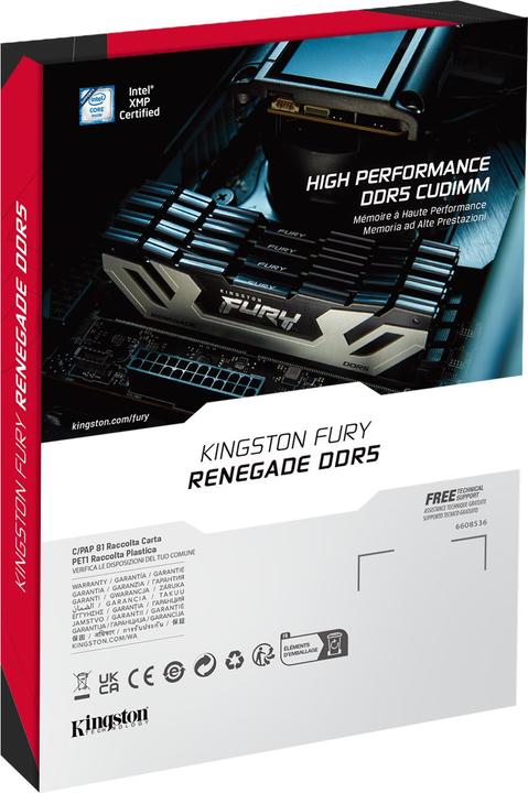 Produktbild Kingston FURY Renegade (2 x 24GB, 8400 MHz, DDR5-RAM, DIMM)
