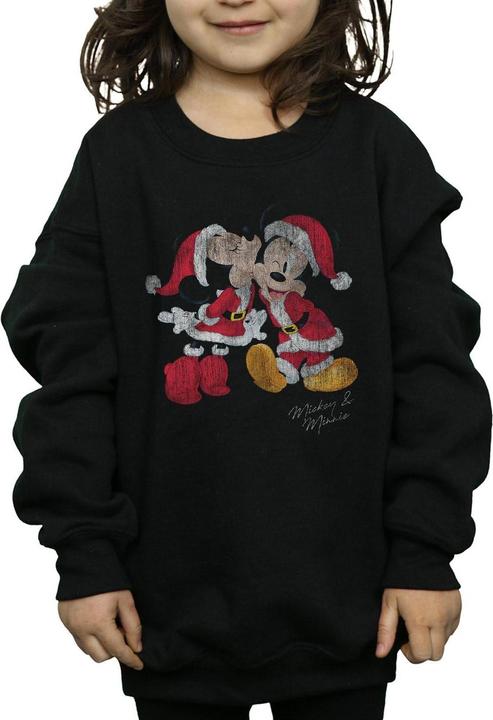 Produktbild Disney Mickey And Minnie Christmas Kiss Sweatshirt Mädchen (152, 158)