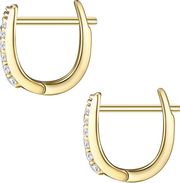 Actual product image Glanzstücke München Ladies sterling silver cubic zirconia yellow gold - 23720 (Sterling Silver)