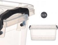 Kipit durchsichtige Ordnungsbox aus Kunststoff 13 (13.70 l)