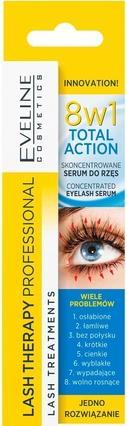 Eveline Cosmetics Multi-purpose Eyelash Serum Total Action 8 in 1 (10 ml)