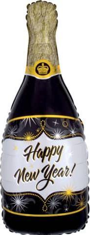 Produktbild Amscan Folienballon Silvester Sektflasche (5 x)