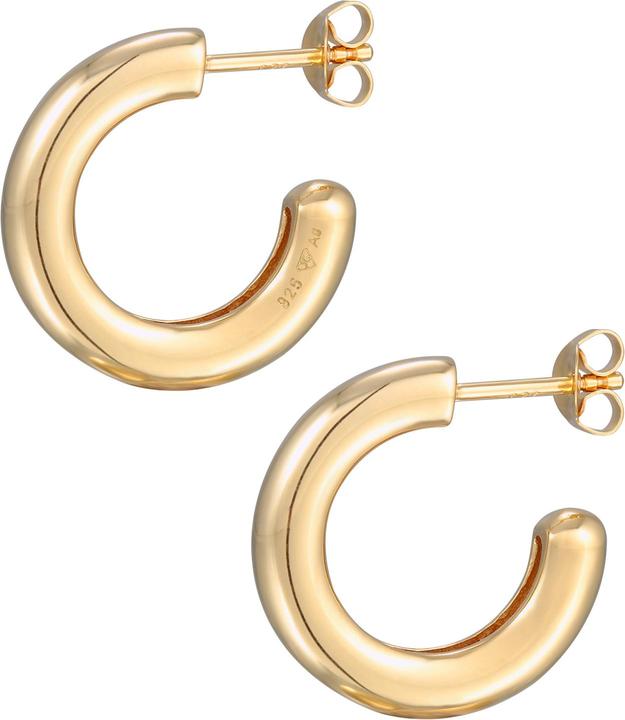 Produktbild Elli Ohrringe Creolen Stecker Basic Klassik 925 Silber (925er Sterling Silber)