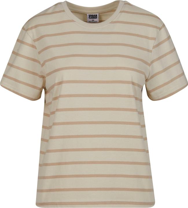Actual product image Urban Classics Ladies Striped Boxy Tee - 137791 (M)