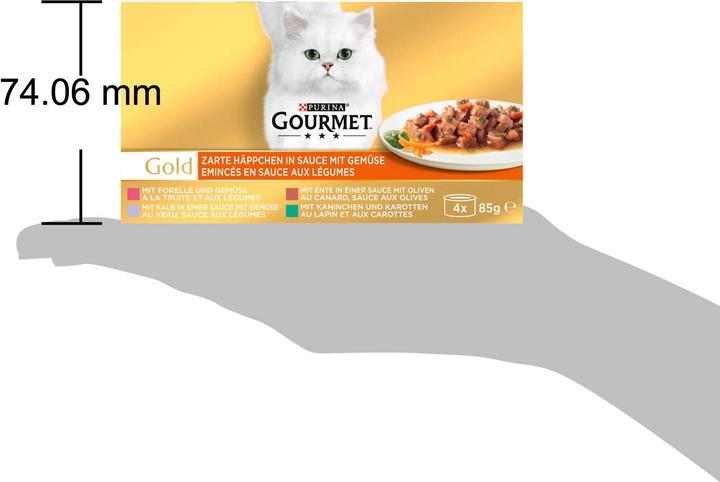 Produktbild Gourmet Zarte Häppchen in Sauce (Adult, 4 Stk., 85 g)