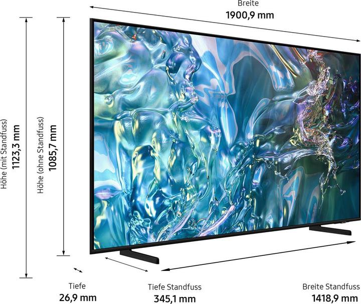 Produktbild Samsung QE85Q60D (85", Q60D, QLED, 4K, 2024)