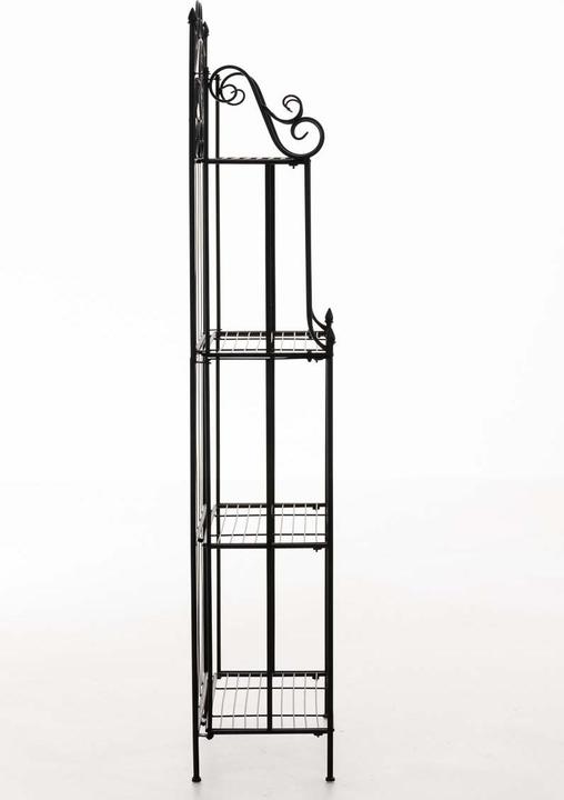 Actual product image CLP Flora freestanding shelf, black (66 x 32 x 175 cm)