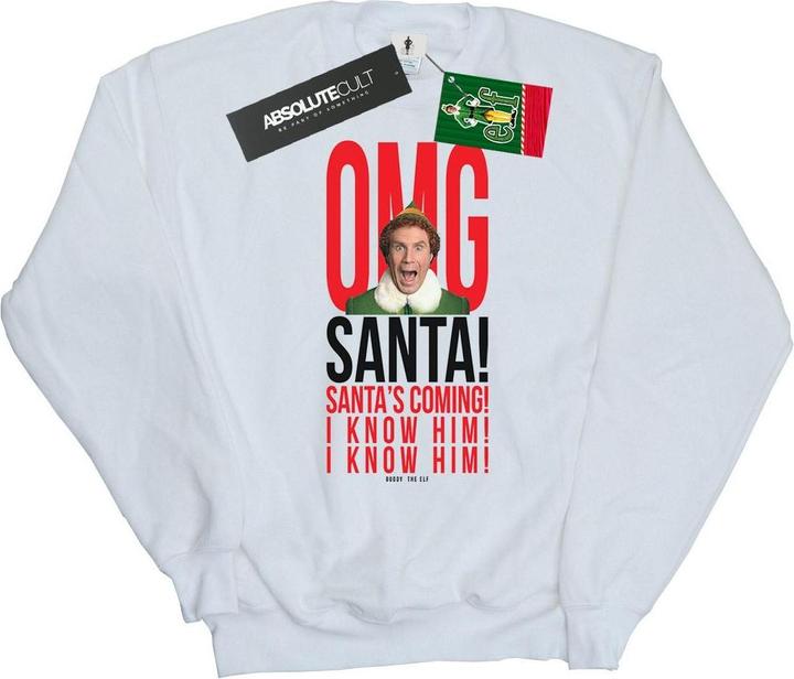 Produktbild Elf OMG Santa I Know Him Sweatshirt (XXL)