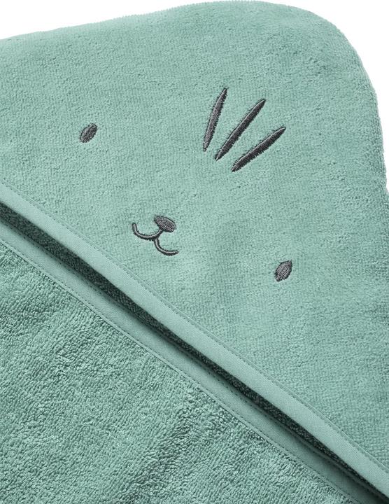 Image du produit Vertbaudet Serviette de bain bébé & enfant à capuche en coton recyclé