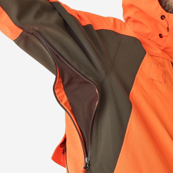 Image du produit Solognac Veste de chasse imperméable Renfort 900 orange (M)