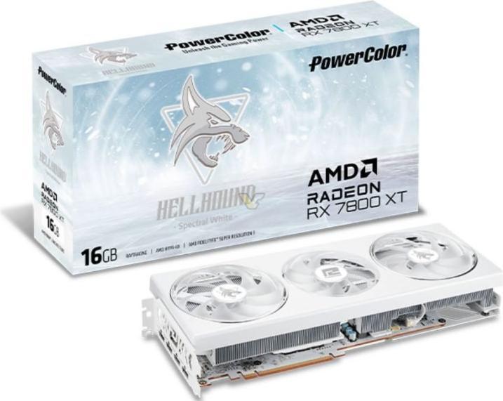 Produktbild Powercolor RX 7800XT Spectral White Hellhound (16 GB)