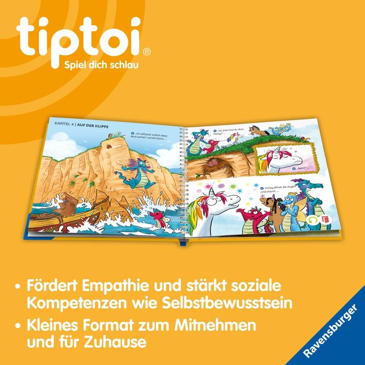 Actual product image tiptoi Darro Drache und die Sache mit dem Mut (German, Cee Neudert, Katja Rough, 2024)