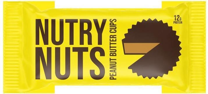 Immagine prodotto Nutry Nuts NUTRYNUTS Peanut Butter Cups al cioccolato al latte 12 x 42 g (Cioccolato, 12 pz., 598 g)