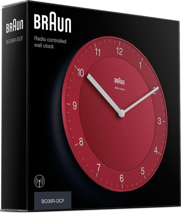 Actual product image Braun Radio controlled wall clock (20 cm)