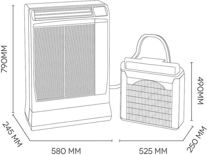 Image du produit Argo Ulisse 13 DCI Eco WiFi (40 m², 13500 BTU/h)