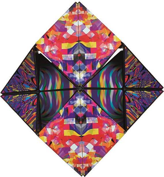 Actual product image Shashibo Cube Confetti - by Artist Laurence Gartel (Multilingual)