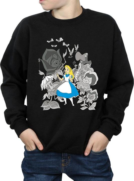 Image du produit Disney Sweat-shirt garçon Alice In Wonderland Flowers (128)