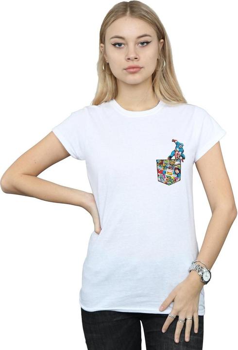 Produktbild Captain America Faux Pocket TShirt (L)
