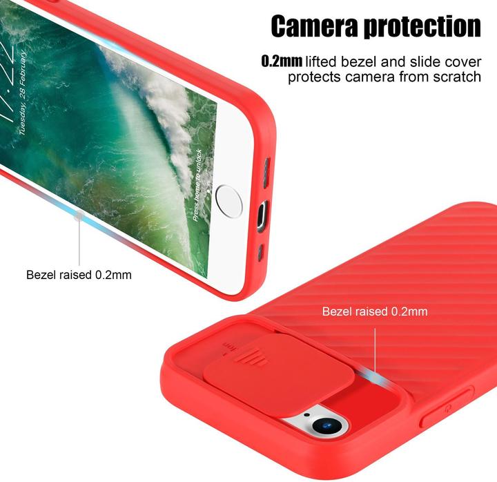 Actual product image Cadorabo TPU cover with camera protection (Apple iPhone 7, Apple iPhone SE (2nd Gen))