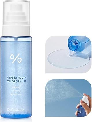 Actual product image Leegeehaam Dr.Ceuracle Hyal Reyouth Oil Drop Mist Hydrating Spray Serum for Radiant Skin Sugar Cane Extract-Pla (125 ml)