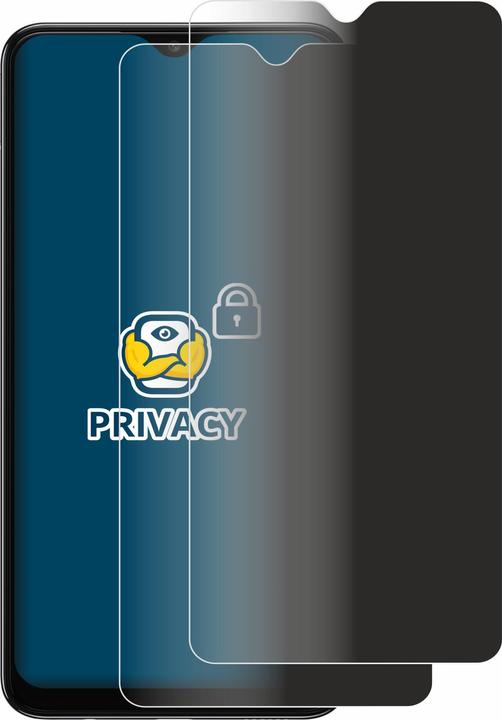 Productafbeelding BROTECT Anti-spionnetje privacyfolie Beschermfolie tegen blauw licht (2 Stuk, Samsung Galaxy A04S)