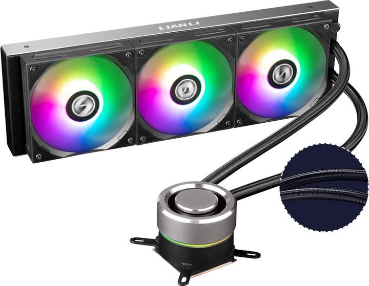 Actual product image Lian-Li Galahad 360 complete water cooling, DRGB