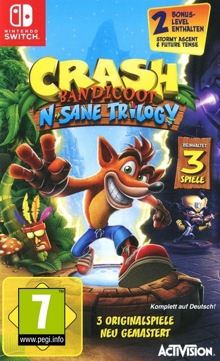 Produktbild Activision Crash Bandicoot - N' Sane Trilogy (Switch, DE)