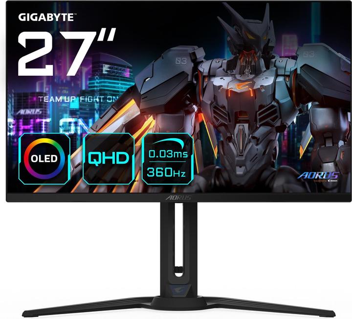 Gigabyte Aorus FO27Q3 (2560 x 1440 pixels, 27")