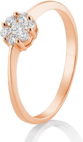 Produktbild Breuning Verlobungsring Flower (49, 585/14 K Gold)