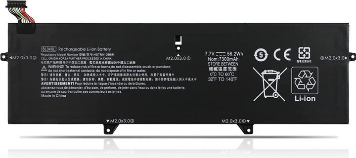 Produktbild HP ASSY-BATT 4C 56Wh 3.75Ah LI BL (4 Zellen, 7000 mAh)