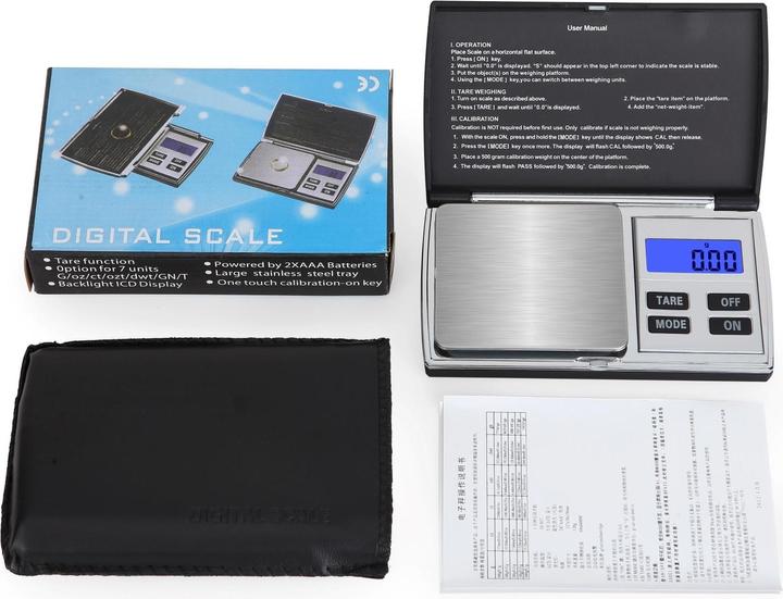 Produktbild Swissdetector Mini-Waage - hohe Qualität Präzision 0.01G X 500g