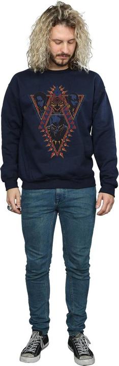 Immagine prodotto Felpa in cotone Black Panther Tribal Heads (3XL)